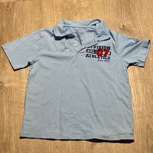 Boys polo shirt baby blue 8